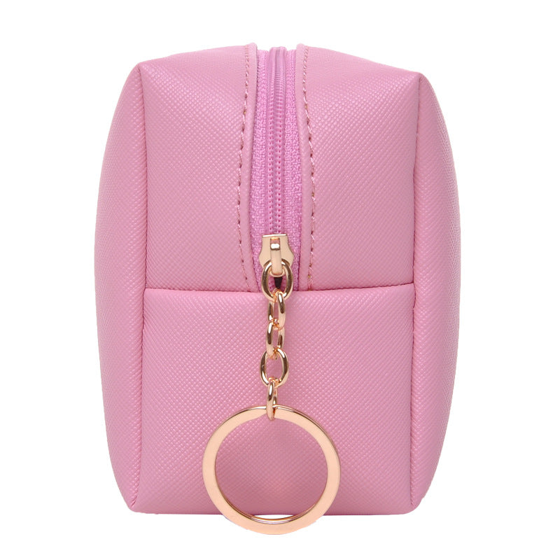 PU Leather Makeup Bag Cosmetic Zipper Pouch with Lining inside 50-Pack