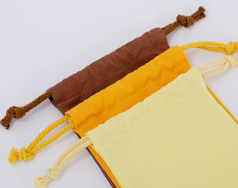 50Pack Cotton Canvas Gift Drawstring Bags Storage Pouch Sack with String