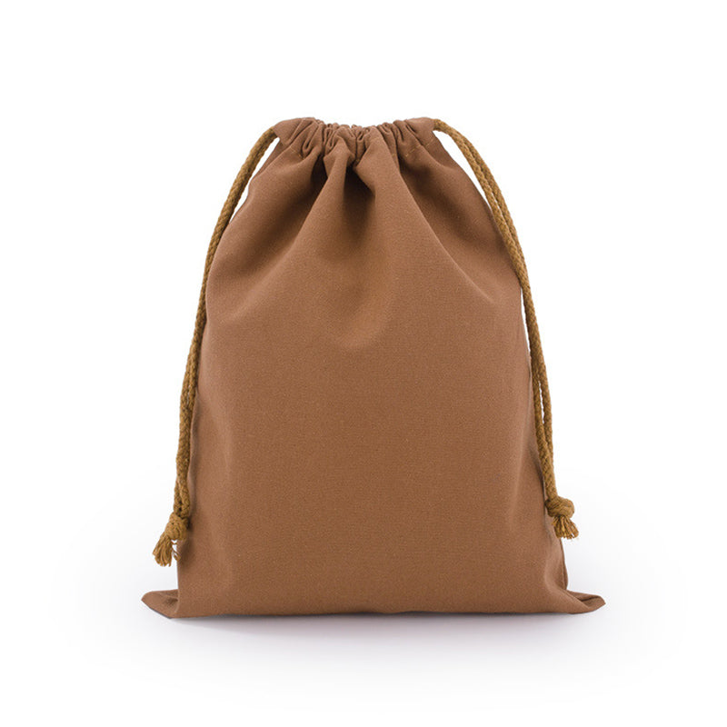 50Pack Cotton Canvas Gift Drawstring Bags Storage Pouch Sack with String