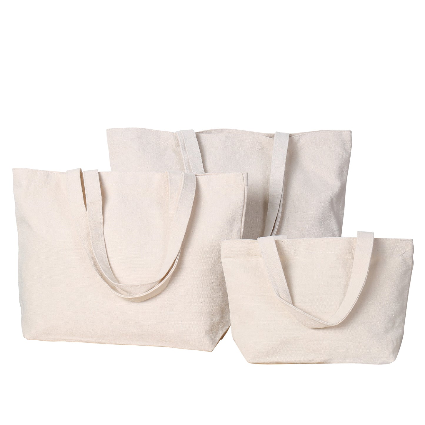 Wholesale 12Oz Natural Black Canvas Tote Bags Handbags for Women 200Pcs