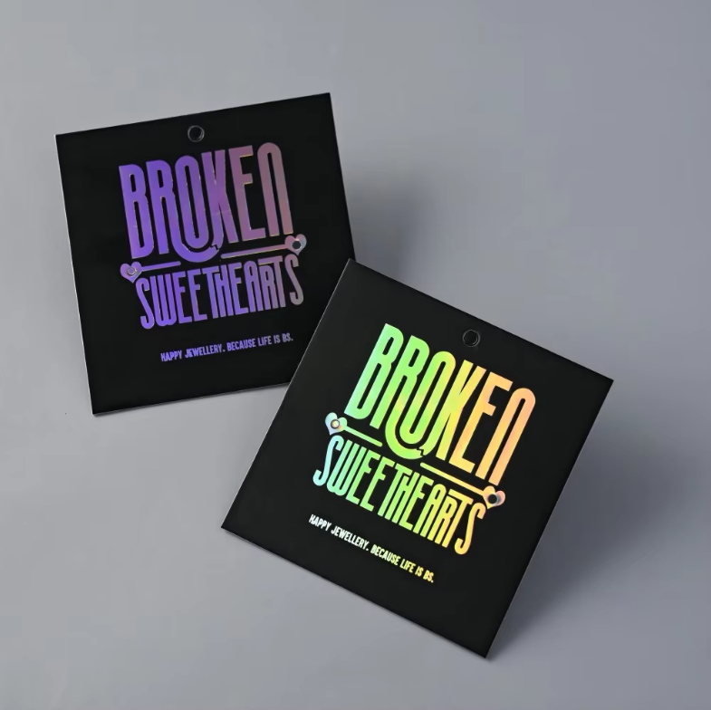 Custom Earring Necklace Jewelry Cards with Logo-1000Pieces