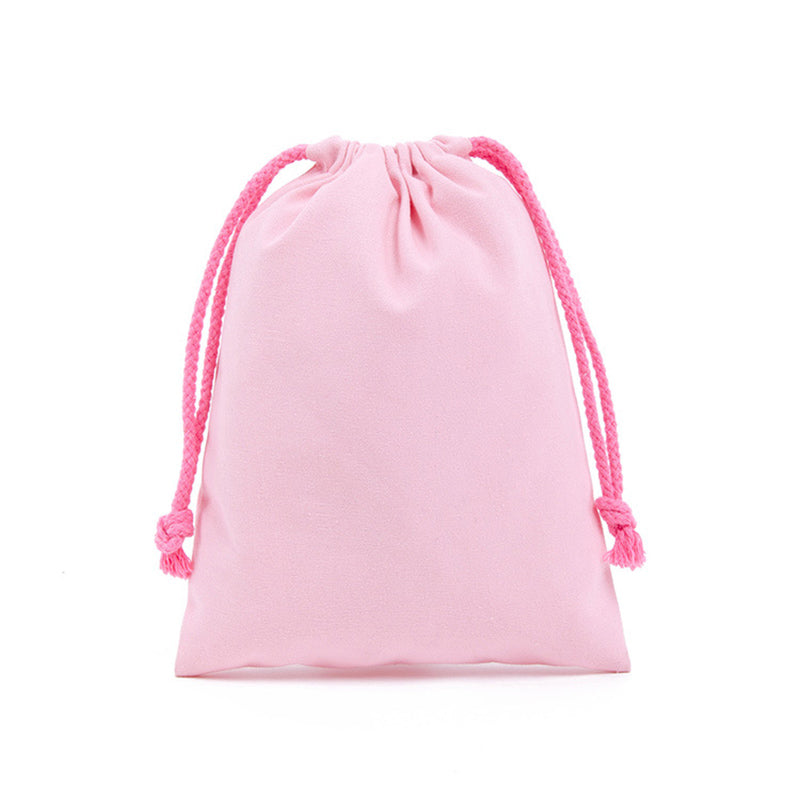 50Pack Cotton Canvas Gift Drawstring Bags Storage Pouch Sack with String