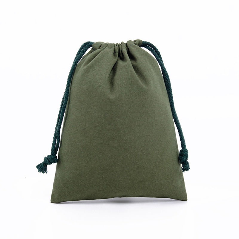 50Pack Cotton Canvas Gift Drawstring Bags Storage Pouch Sack with String