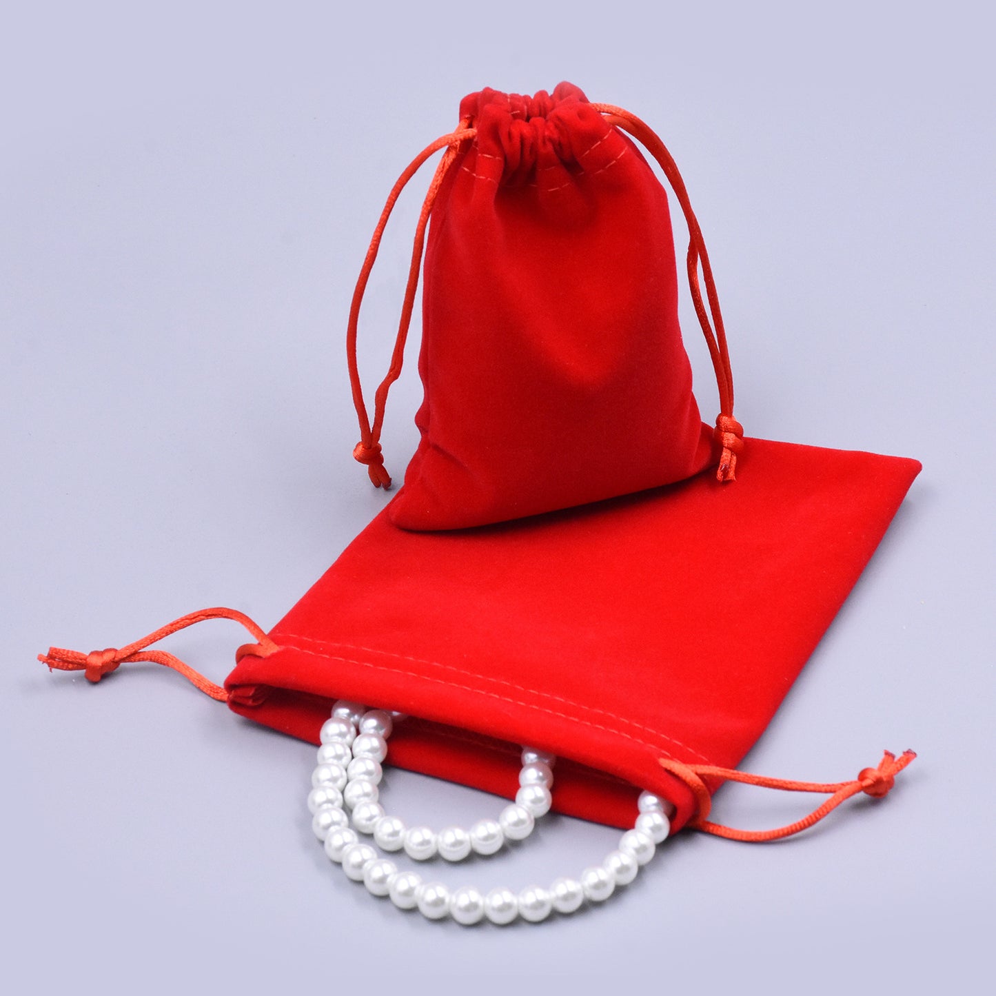 Small Velvet Pouch Jewelry Bags 7x9cm Wholesale 50Pack