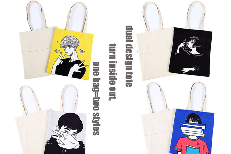 Personalize Custom Printed Canvas Tote with Your design