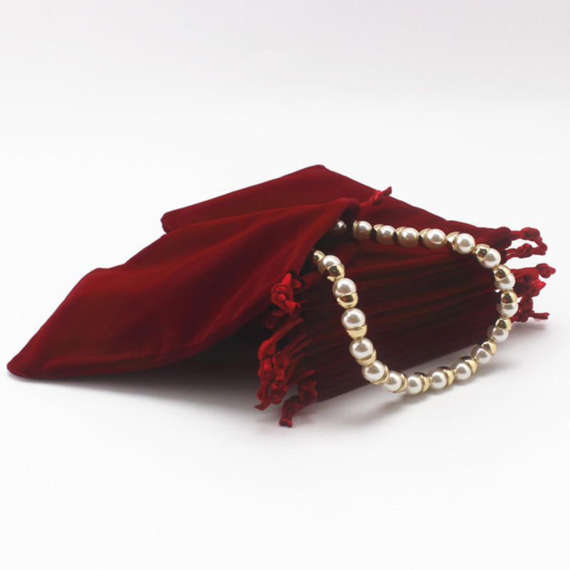 Small Velvet Pouch Jewelry Bags 7x9cm Wholesale 50Pack