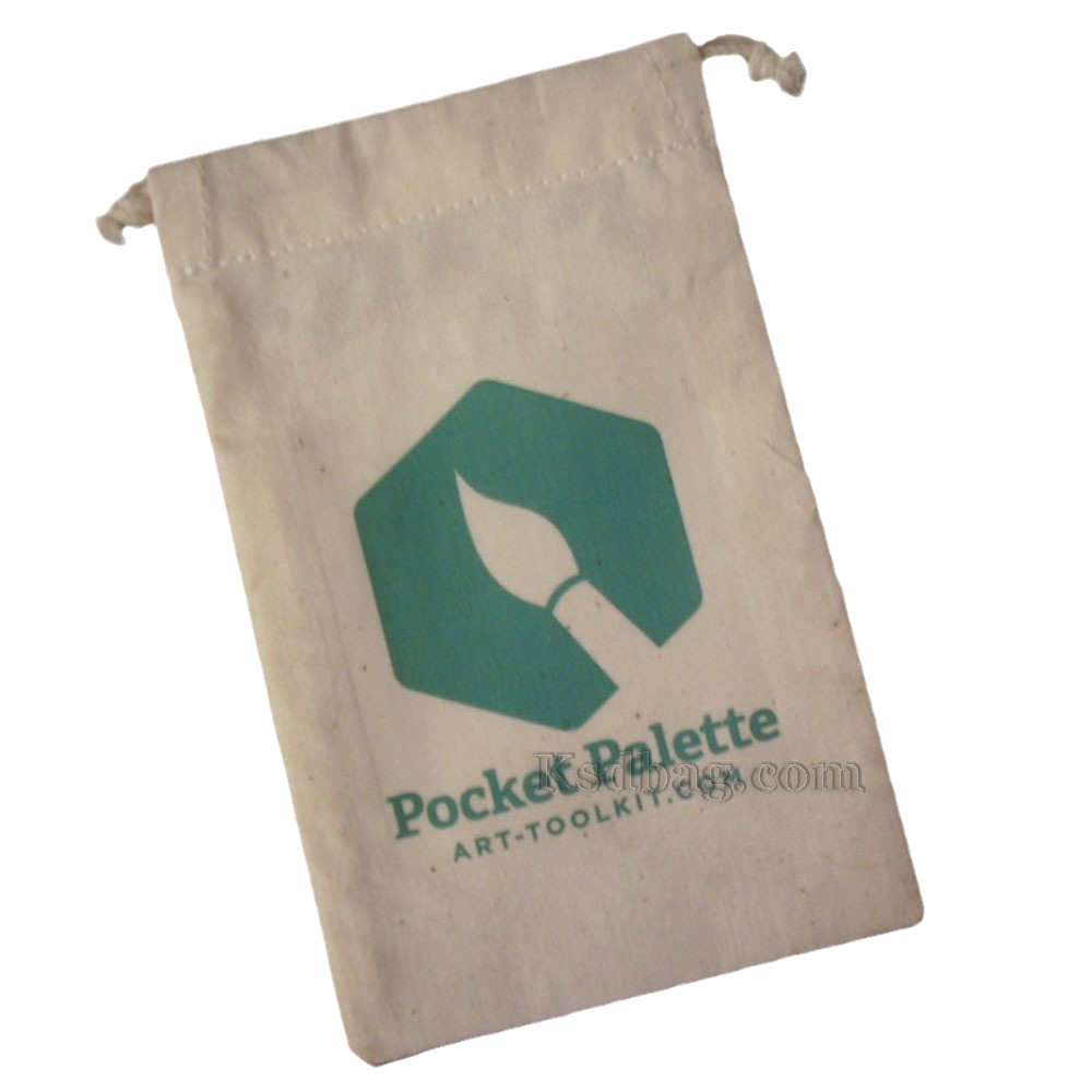 Custom Cotton Drawstring Gift Bags with Your Logo Printed 100Pack