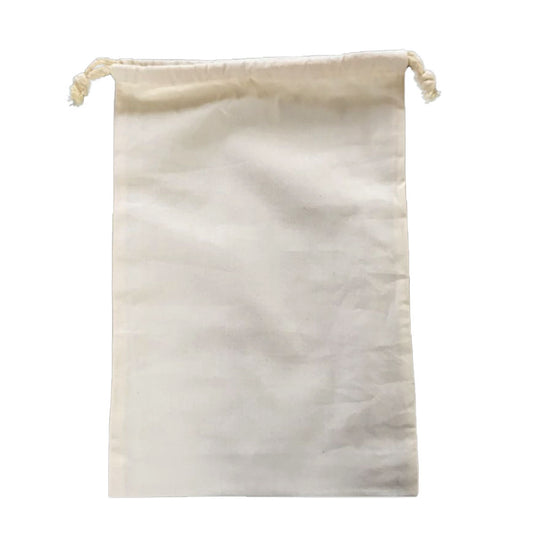 50Pack Wholesale Blank Eco Fabric Sacks Extra Large Cotton Drawstring Bags Bulk