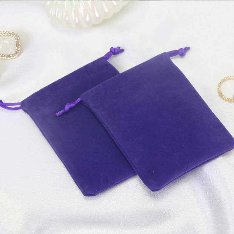 Small Velvet Pouch Jewelry Bags 7x9cm Wholesale 50Pack